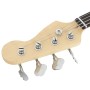 Bajo eléctrico para principiantes y funda marrón blanco 4/4 46" de , Guitarras - Ref: Foro24-70184, Precio: 149,45 €, Descuen...