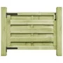 Puerta de jardín madera de pino impregnada verde 100x75 cm de , Puertas de jardín - Ref: Foro24-45314, Precio: 44,70 €, Descu...