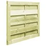 Puerta de jardín madera de pino impregnada verde 100x75 cm de , Puertas de jardín - Ref: Foro24-45314, Precio: 44,70 €, Descu...