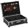 Black aluminum tool case 46x33x16 cm by vidaXL, Toolboxes - Ref: Foro24-91847, Price: 61,02 €, Discount: %