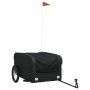 Remolque para bicicleta hierro negro 45 kg de , Remolques para bicicletas - Ref: Foro24-94052, Precio: 94,96 €, Descuento: %
