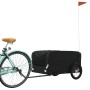 Remolque para bicicleta hierro negro 45 kg de , Remolques para bicicletas - Ref: Foro24-94052, Precio: 94,96 €, Descuento: %
