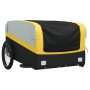 Remolque para bicicleta hierro negro y amarillo 45 kg de , Remolques para bicicletas - Ref: Foro24-94050, Precio: 82,78 €, De...