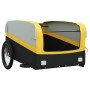Remolque para bicicleta hierro negro y amarillo 45 kg de , Remolques para bicicletas - Ref: Foro24-94050, Precio: 82,78 €, De...
