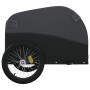 Remolque para bicicleta hierro negro 30 kg de , Remolques para bicicletas - Ref: Foro24-94122, Precio: 85,37 €, Descuento: %