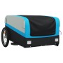 Remolque para bicicleta hierro negro y azul 45 kg de , Remolques para bicicletas - Ref: Foro24-94044, Precio: 89,47 €, Descue...