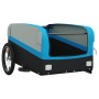 Remolque para bicicleta hierro negro y azul 45 kg de , Remolques para bicicletas - Ref: Foro24-94044, Precio: 89,47 €, Descue...