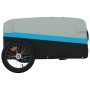 Remolque para bicicleta hierro negro y azul 45 kg de , Remolques para bicicletas - Ref: Foro24-94044, Precio: 89,47 €, Descue...