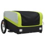 Remolque para bicicleta hierro negro y verde 45 kg de , Remolques para bicicletas - Ref: Foro24-94046, Precio: 88,73 €, Descu...