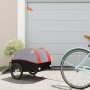 Remolque para bicicleta hierro negro y naranja 30 kg de , Remolques para bicicletas - Ref: Foro24-94117, Precio: 78,93 €, Des...