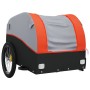 Remolque para bicicleta hierro negro y naranja 30 kg de , Remolques para bicicletas - Ref: Foro24-94117, Precio: 78,93 €, Des...