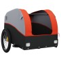 Remolque para bicicleta hierro negro y naranja 30 kg de , Remolques para bicicletas - Ref: Foro24-94117, Precio: 78,93 €, Des...