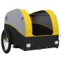 Remolque para bicicleta hierro negro y amarillo 30 kg de , Remolques para bicicletas - Ref: Foro24-94120, Precio: 77,52 €, De...