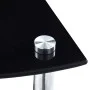 Estantería 4 niveles cristal templado negro 30x30x100 cm de vidaXL, Librerías y estanterías - Ref: Foro24-249520, Precio: 41,...