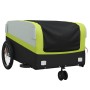 Remolque para bicicleta hierro negro y verde 45 kg de , Remolques para bicicletas - Ref: Foro24-94067, Precio: 89,71 €, Descu...