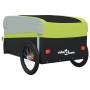 Remolque para bicicleta hierro negro y verde 45 kg de , Remolques para bicicletas - Ref: Foro24-94067, Precio: 89,71 €, Descu...