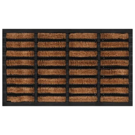 Felpudo rectangular de goma y fibra de coco 45x75 cm de , Felpudos - Ref: Foro24-155665, Precio: 32,14 €, Descuento: %