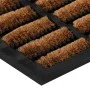 Felpudo rectangular de goma y fibra de coco 45x75 cm de , Felpudos - Ref: Foro24-155665, Precio: 32,14 €, Descuento: %