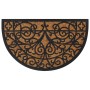 Felpudo semicircular de goma y fibra de coco 45x75 cm de , Felpudos - Ref: Foro24-155667, Precio: 24,41 €, Descuento: %