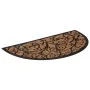 Felpudo semicircular de goma y fibra de coco 45x75 cm de , Felpudos - Ref: Foro24-155667, Precio: 24,58 €, Descuento: %