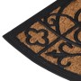 Felpudo semicircular de goma y fibra de coco 45x75 cm de , Felpudos - Ref: Foro24-155667, Precio: 24,41 €, Descuento: %