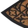 Felpudo semicircular de goma y fibra de coco 45x75 cm de , Felpudos - Ref: Foro24-155667, Precio: 24,58 €, Descuento: %