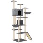 Rascador para gatos con postes de sisal gris oscuro 191 cm de , Mobiliario para gatos - Ref: Foro24-171596, Precio: 114,36 €,...