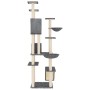 Rascador para gatos con postes de sisal gris oscuro 191 cm de , Mobiliario para gatos - Ref: Foro24-171596, Precio: 114,36 €,...