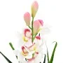 Planta artificial orquídea con macetero 100 cm verde de , Flora artificial - Ref: Foro24-245952, Precio: 53,47 €, Descuento: %
