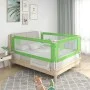 Barandilla de seguridad cama de niño verde tela 120x25 cm de , Barandillas de seguridad - Ref: Foro24-10191, Precio: 31,53 €,...