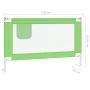 Barandilla de seguridad cama de niño verde tela 120x25 cm de , Barandillas de seguridad - Ref: Foro24-10191, Precio: 31,53 €,...