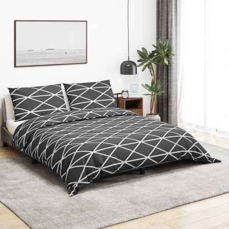 Juego de funda nórdica algodón gris 240x220 cm de , Fundas de nórdico - Ref: Foro24-136048, Precio: 29,98 €, Descuento: %