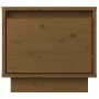 Mesita de noche madera maciza de pino marrón miel 35x34x32 cm de vidaXL, Mesitas de noche - Ref: Foro24-813401, Precio: 42,39...