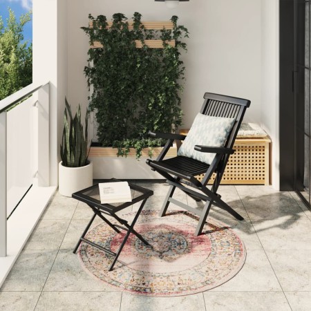 Alfombra de interior/exterior diseño vintage ARBIZU Ø 120 cm de , Alfombras - Ref: Foro24-375692, Precio: 45,36 €, Descuento: %