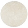 Alfombra pelo largo aspecto brillante ISTAN crema Ø 200 cm de , Alfombras - Ref: Foro24-375673, Precio: 83,08 €, Descuento: %