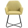 Sillas de comedor 2 unidades tela verde de vidaXL, Sillas de comedor - Ref: Foro24-249812, Precio: 161,55 €, Descuento: %