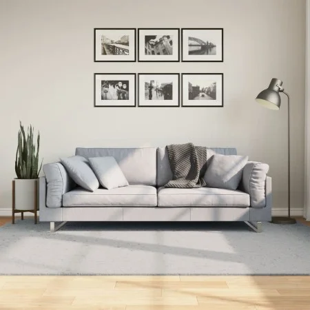 Alfombra de pelo corto suave lavable HUARTE gris 160x230 cm de , Alfombras - Ref: Foro24-375079, Precio: 98,68 €, Descuento: %