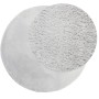 Alfombra de pelo corto suave lavable HUARTE gris Ø 100 cm de , Alfombras - Ref: Foro24-375085, Precio: 36,53 €, Descuento: %
