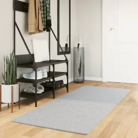 Alfombra de pelo corto suave lavable HUARTE gris 80x200 cm de , Alfombras - Ref: Foro24-375072, Precio: 49,82 €, Descuento: %