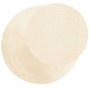 Alfombra de pelo corto suave lavable HUARTE crema Ø 100 cm de , Alfombras - Ref: Foro24-375047, Precio: 41,55 €, Descuento: %