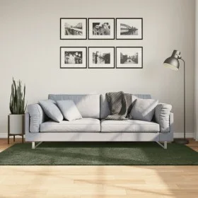 Alfombra pelo corto suave lavable HUARTE verde bosque 100x200cm de , Alfombras - Ref: Foro24-375093, Precio: 61,75 €, Descuen...