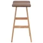 Taburete de cocina tela gris taupe de vidaXL, Taburetes de cocina - Ref: Foro24-249576, Precio: 80,27 €, Descuento: %