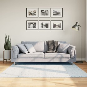 Alfombra de pelo corto suave lavable HUARTE azul 160x160 cm de , Alfombras - Ref: Foro24-375135, Precio: 57,46 €, Descuento: %