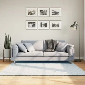 Alfombra de pelo corto suave lavable HUARTE azul 160x160 cm de , Alfombras - Ref: Foro24-375135, Precio: 53,62 €, Descuento: %