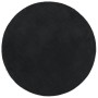 Alfombra de pelo corto suave lavable HUARTE negro Ø 100 cm de , Alfombras - Ref: Foro24-375123, Precio: 46,68 €, Descuento: %