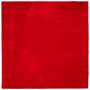 Alfombra de pelo corto suave lavable HUARTE rojo 200x200 cm de , Alfombras - Ref: Foro24-375175, Precio: 96,12 €, Descuento: %