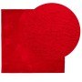 Alfombra de pelo corto suave lavable HUARTE rojo 200x200 cm de , Alfombras - Ref: Foro24-375175, Precio: 96,12 €, Descuento: %
