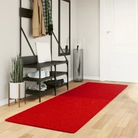 HUARTE roter weicher, waschbarer Kurzflorteppich 80x250 cm von , Teppiche - Ref: Foro24-375168, Preis: 44,49 €, Rabatt: %