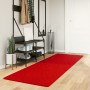 Alfombra de pelo corto suave lavable HUARTE rojo 80x250 cm de , Alfombras - Ref: Foro24-375168, Precio: 45,11 €, Descuento: %