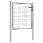 Puerta de jardín acero galvanizado plateado 105x125 cm de vidaXL, Puertas de jardín - Ref: Foro24-144755, Precio: 145,97 €, D...